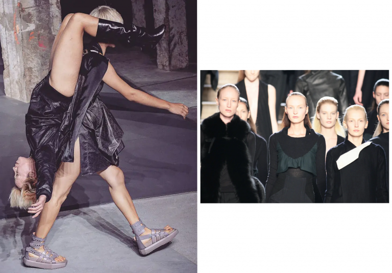 Rick Owens Makes the Runway Carry Weight